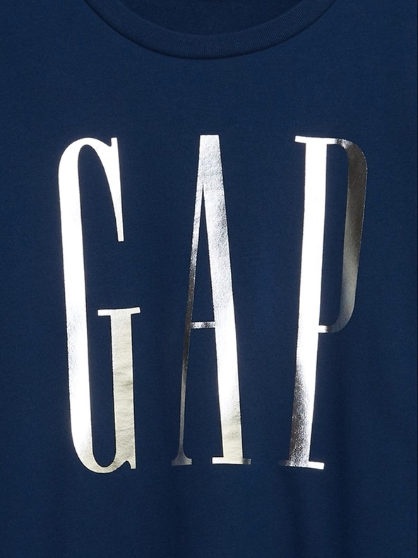 GAP Dukserica s metalik logom GAP