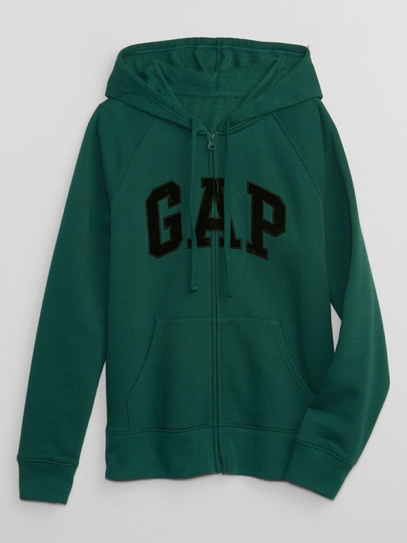 GAP Majica s patentnim zatvaračem i logom Gap