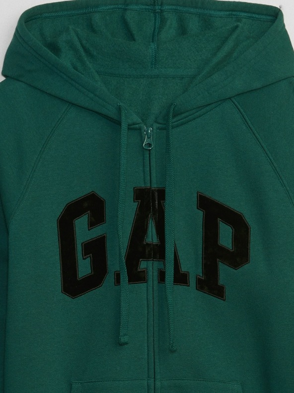 GAP Majica s patentnim zatvaračem i logom Gap