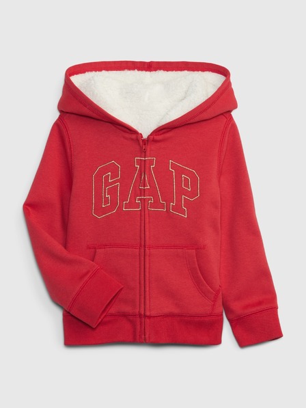 GAP Bebe topla dukserica s logom GAP