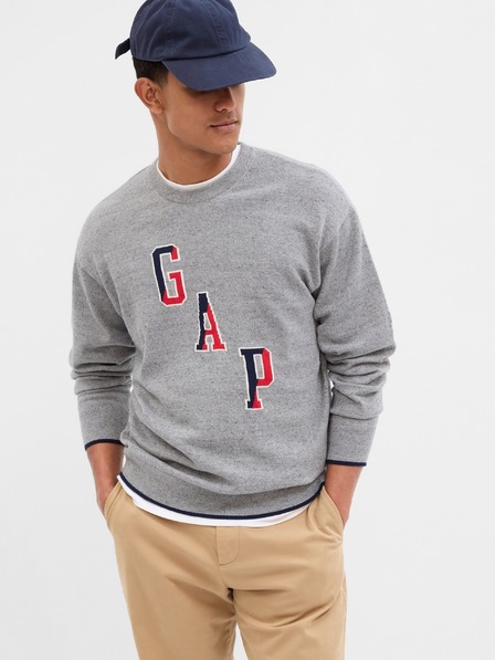 GAP Pulover s logom Gap GAP