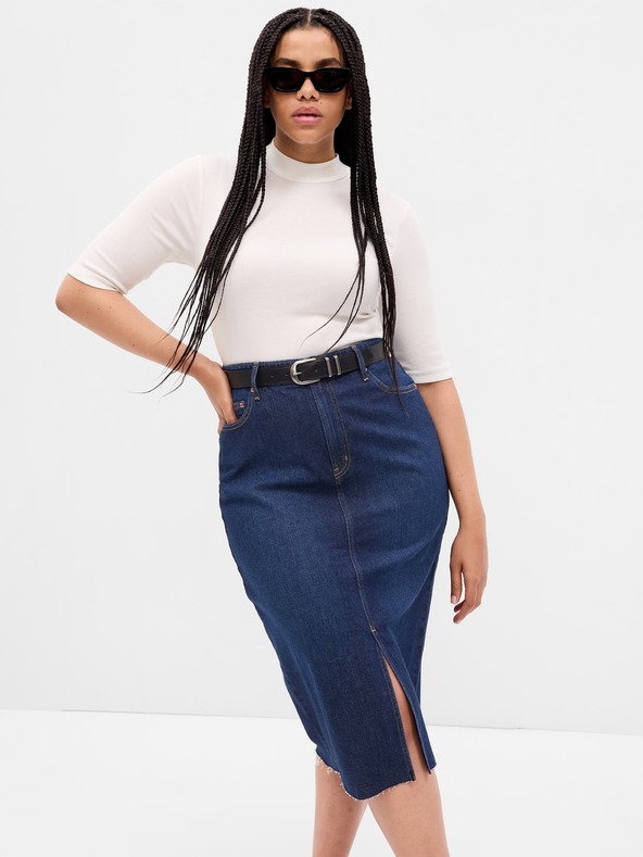 GAP GAP majica s dolčevitom