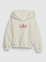GAP Baby dukserica s logom i kapuljačom GAP