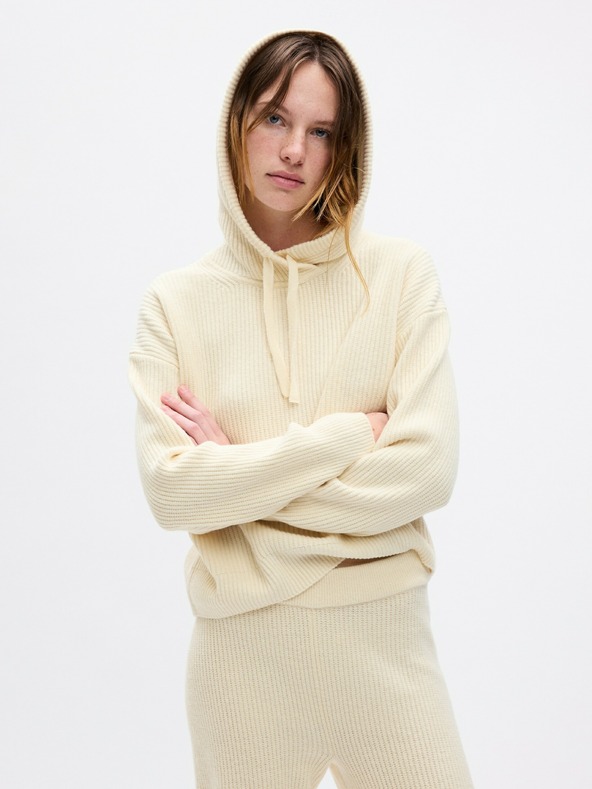 GAP Crop džemper s kapuljačom CashSoft GAP
