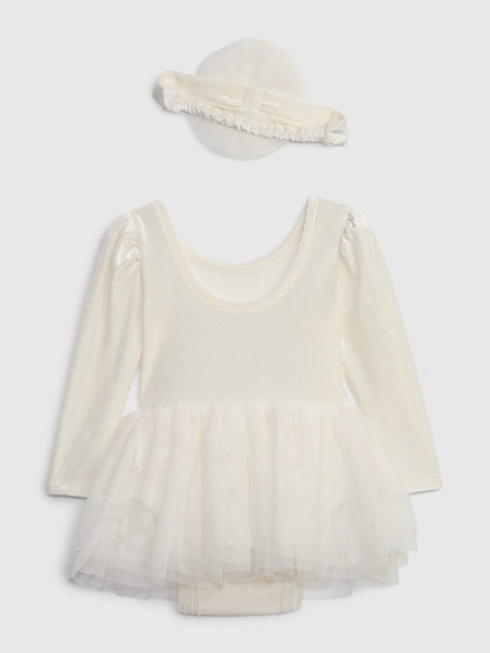 GAP Baby baršunasto body sa suknjom GAP