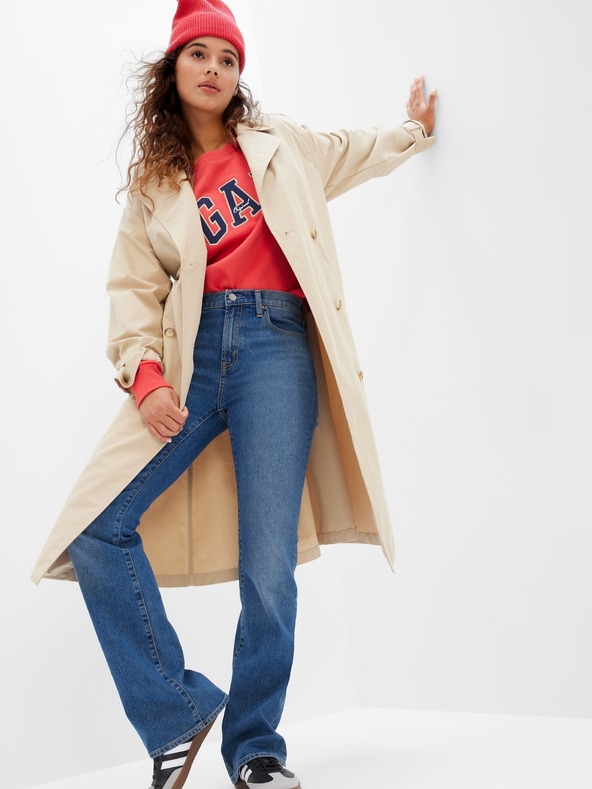 GAP Traperice bootcut srednji struk GAP