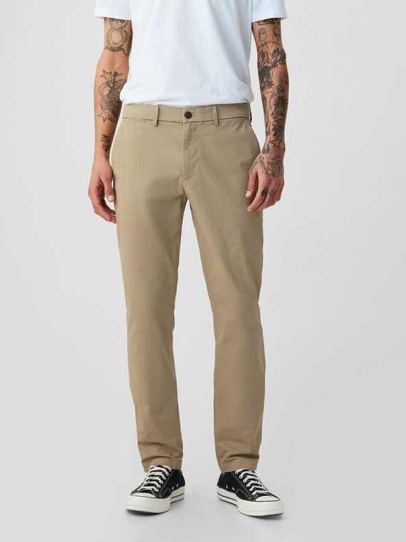 GAP Hlače modern khaki uske GapFlex GAP