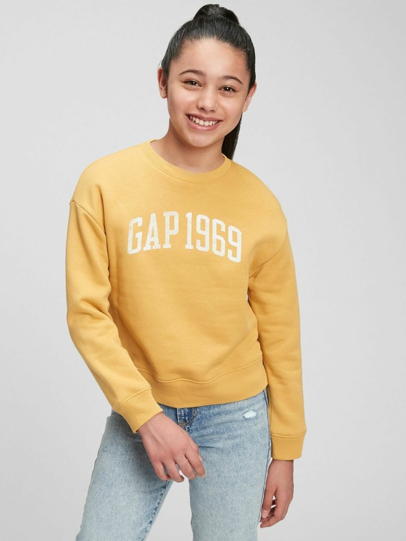 GAP Dječja majica s kapuljačom GAP logo