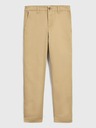 GAP Hlačice girlfriend khaki u stretch twill GAP