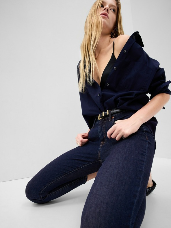 GAP Uske traperice Mid Rise True GAP