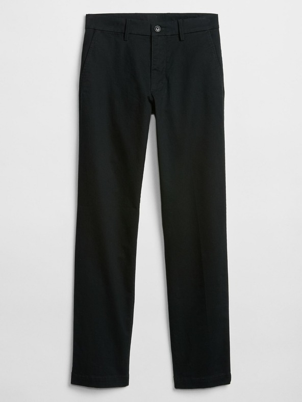 GAP Hlače essential khaki ravnog kroja GapFlex GAP