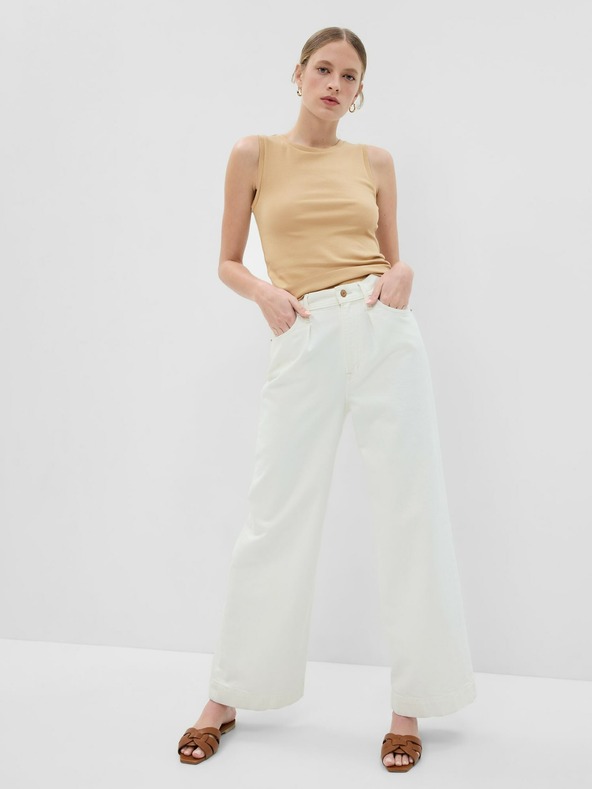 GAP Crop top majica bez rukava GAP