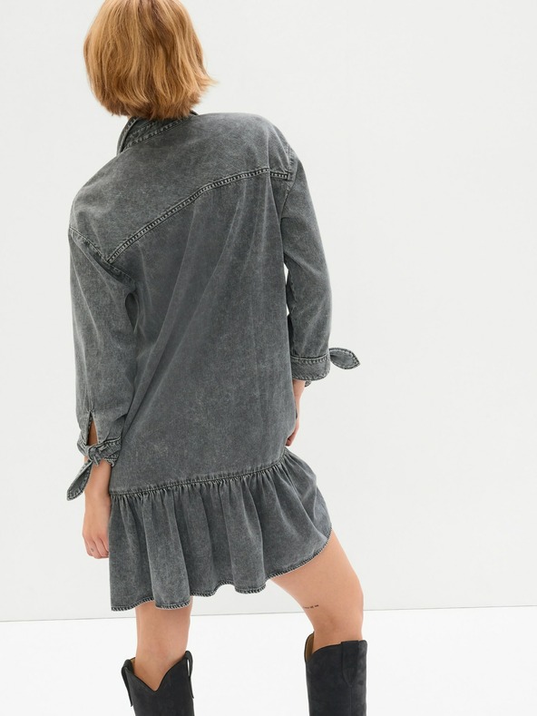 GAP Traper mini haljina s volanom GAP