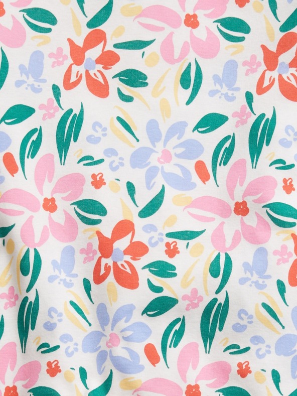 GAP Dječja kratka floral pidžama GAP