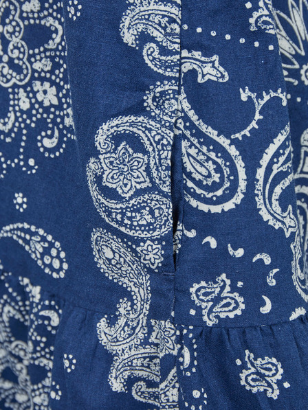 GAP Dječje lanene potiskane haljine GAP