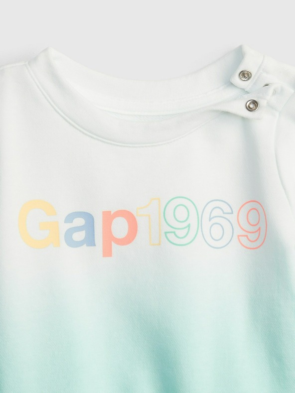 GAP Baby dukserica GAP logo ombre