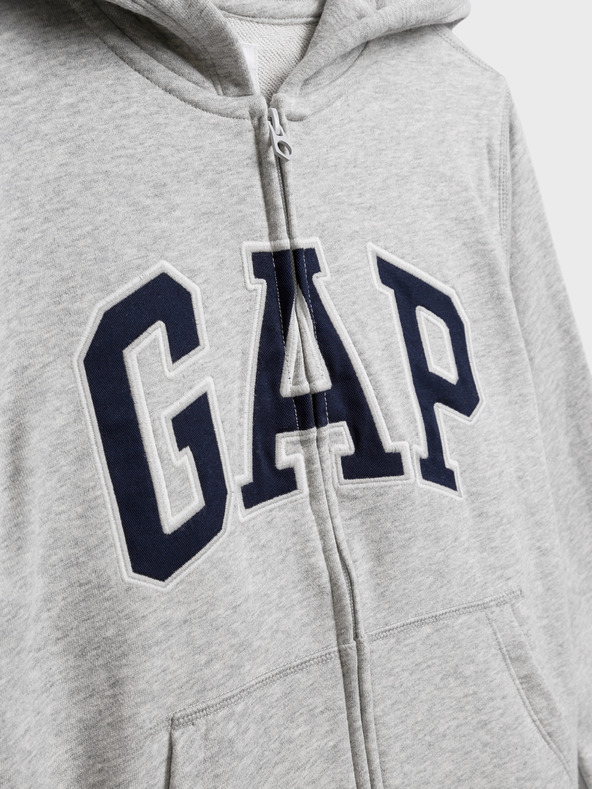 GAP Dječja majica s kapuljačom GAP logo