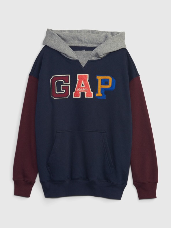 GAP Dječja majica s kapuljačom GAP Athletic