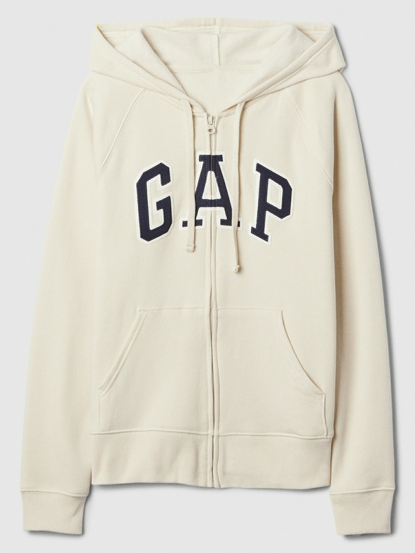 GAP Majica s patentnim zatvaračem i logom Gap
