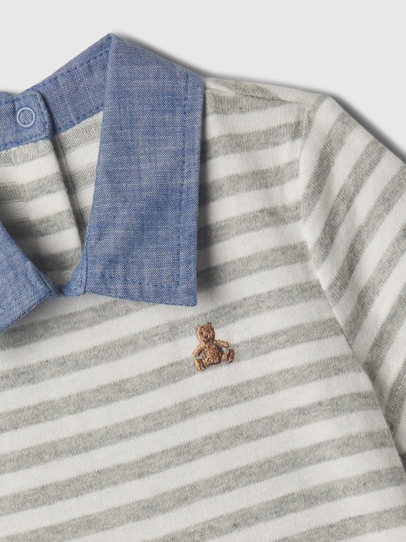 GAP Baby prugasti kombinezon GAP