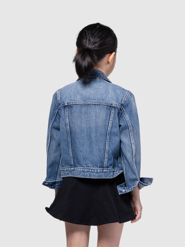 GAP Dječja crop traper jakna GAP