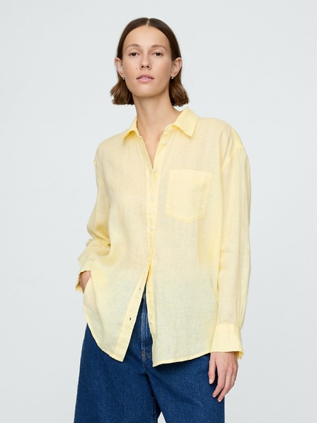 GAP Lanena oversize košulja Big Shirt GAP