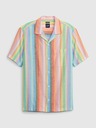 GAP Lanena prugasta košulja GAP