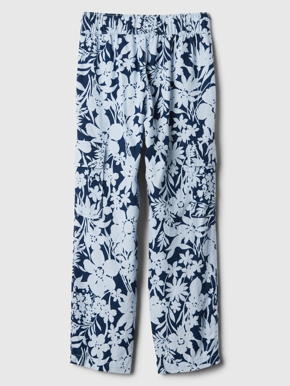 GAP Dječje lanene cargo hlače GAP