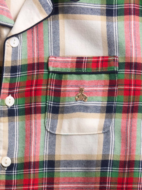 GAP Dječji uniseks pidžama flanelni set GAP