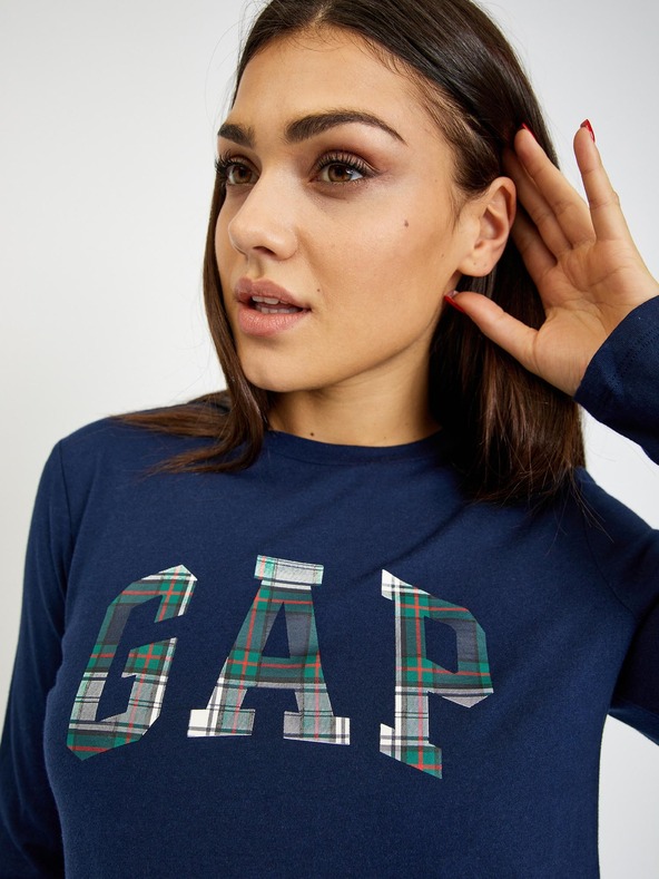 GAP GAP majica s logom i dugim rukavima