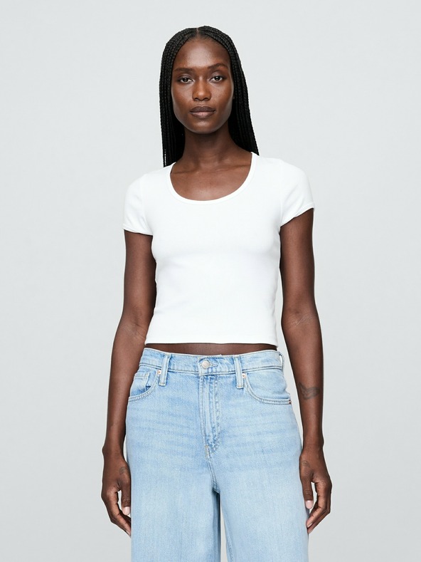 GAP Crop majica Americana GAP