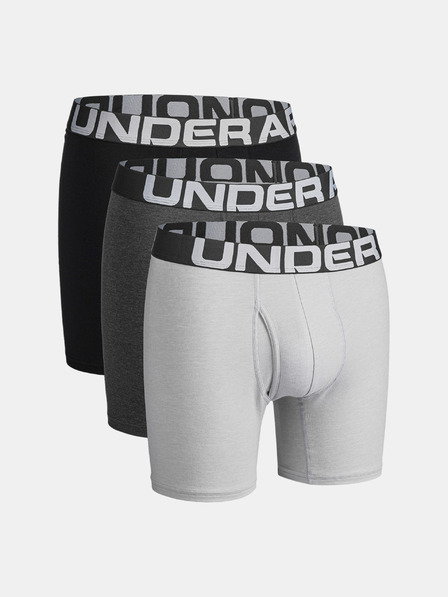 Under Armour Muške bokserice Under Armour Charged Cotton 6in (3 kom)
