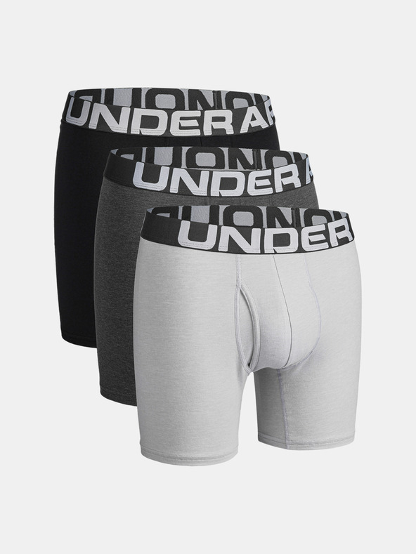 Under Armour Muške bokserice Under Armour UA Charged Cotton 6in (3ks)