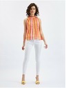 Orsay Ružičasto-narančasta ženska prugasta bluza ORSAY
