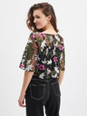 Orsay Crna ženska bluza cvjetnog uzorka ORSAY