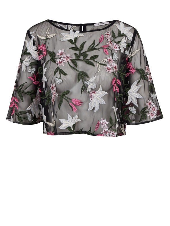Orsay Crna ženska bluza cvjetnog uzorka ORSAY