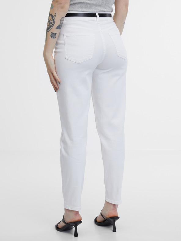 Orsay Bijele ženske mom traperice ORSAY