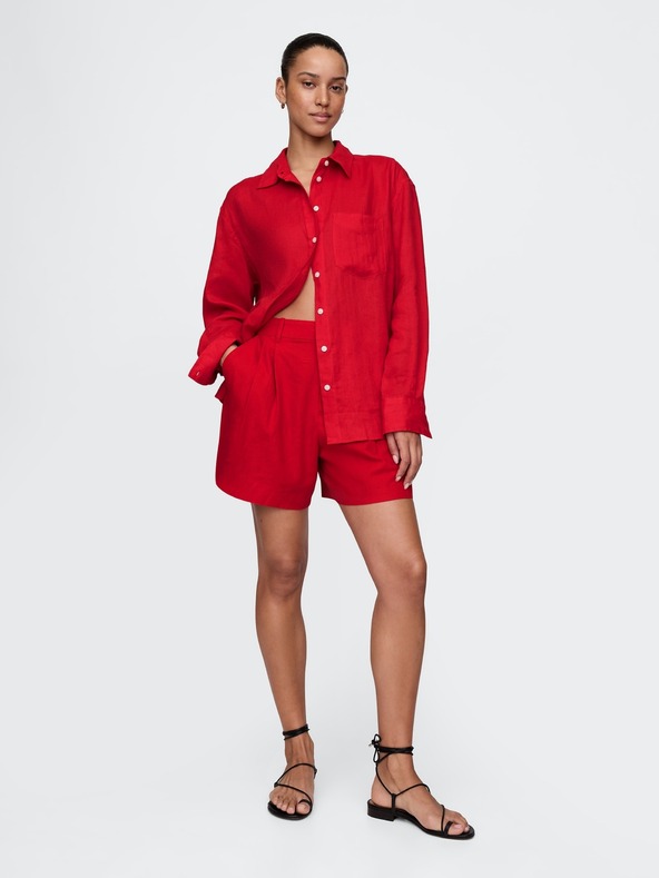 GAP Lanena oversize košulja Big Shirt GAP