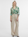 Orsay Zeleno-bež ženska košulja ORSAY