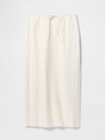 GAP GAP lanena midi suknja