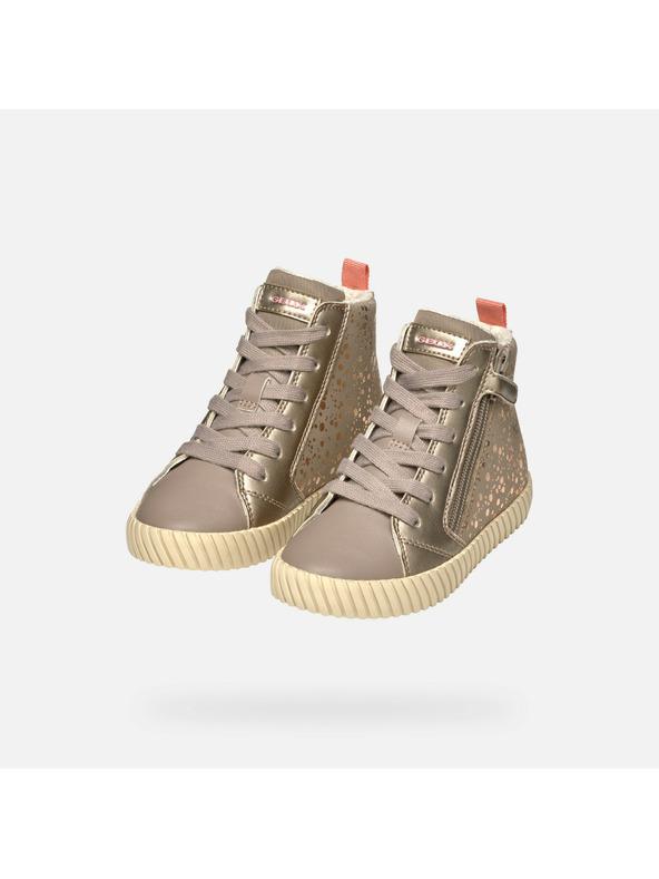 Geox Bež djevojčinske tenisice Geox Mirroless