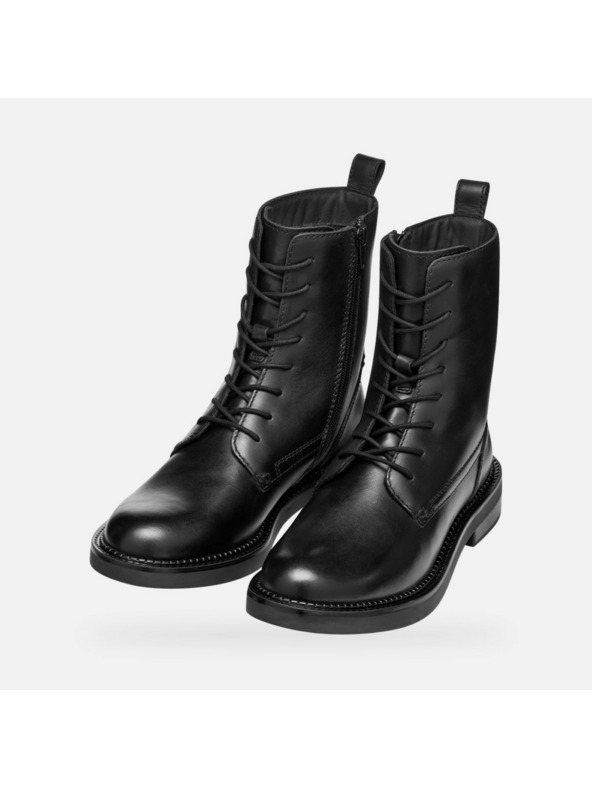 Geox Crne ženske gležnjače Geox Serilda