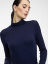 Orsay Tamno plava ženska majica s ovratnikom ORSAY