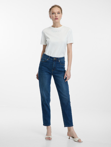 Orsay Bijela ženska majica s aplikacijom ORSAY