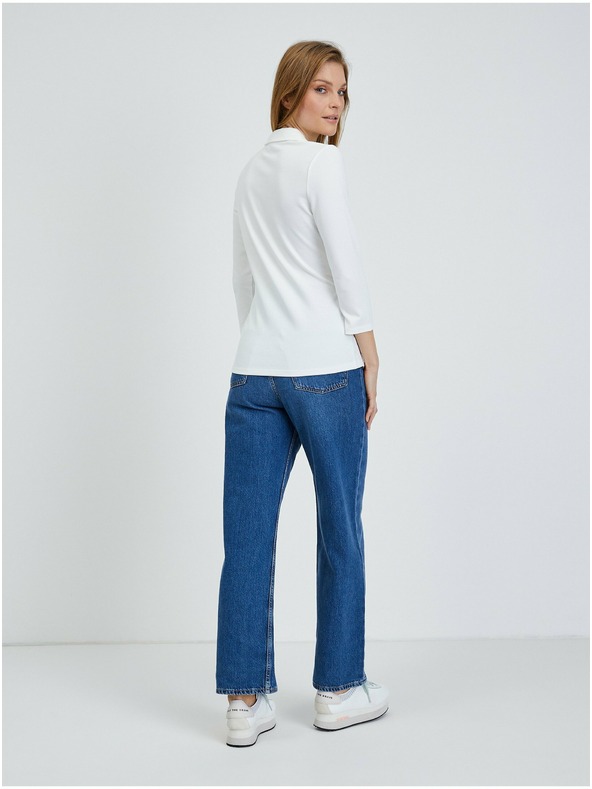 Orsay Krem majica s rukavima tričetvrt dužine ORSAY