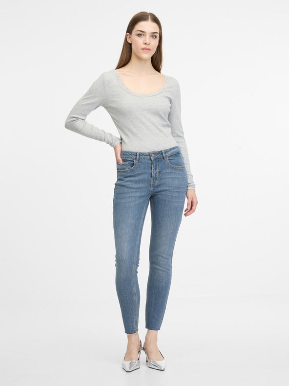 Orsay Krem ženska majica dugih rukava ORSAY