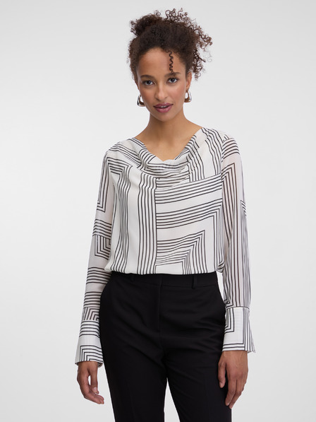 Orsay Bijela uzorovana ženska bluza ORSAY