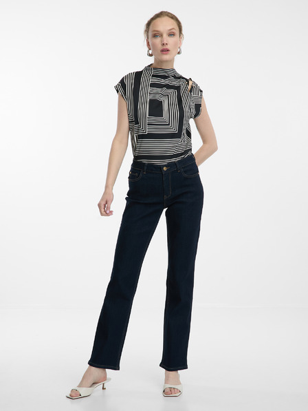 Orsay Crna ženska bluza s uzorkom ORSAY