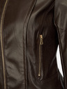 Orsay Tamno smeđa ženska kožna jakna ORSAY