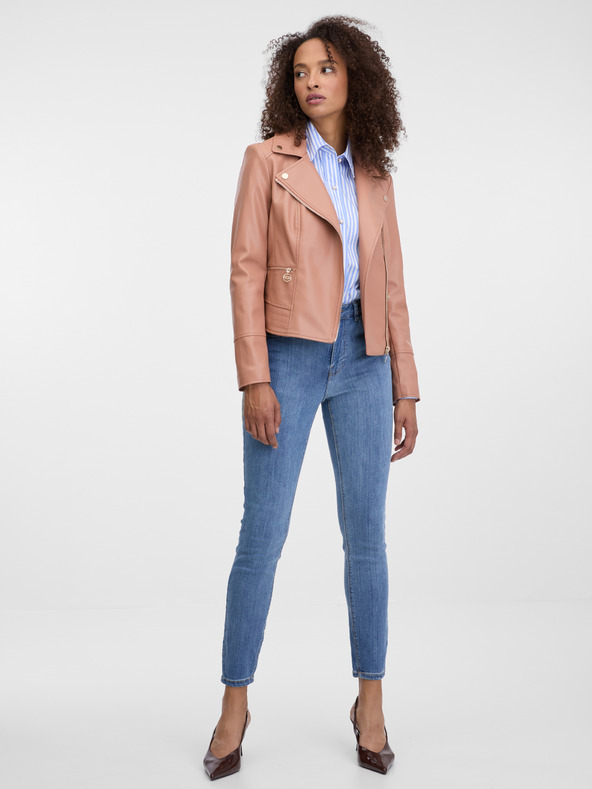 Orsay Bež ženska kožna jakna ORSAY